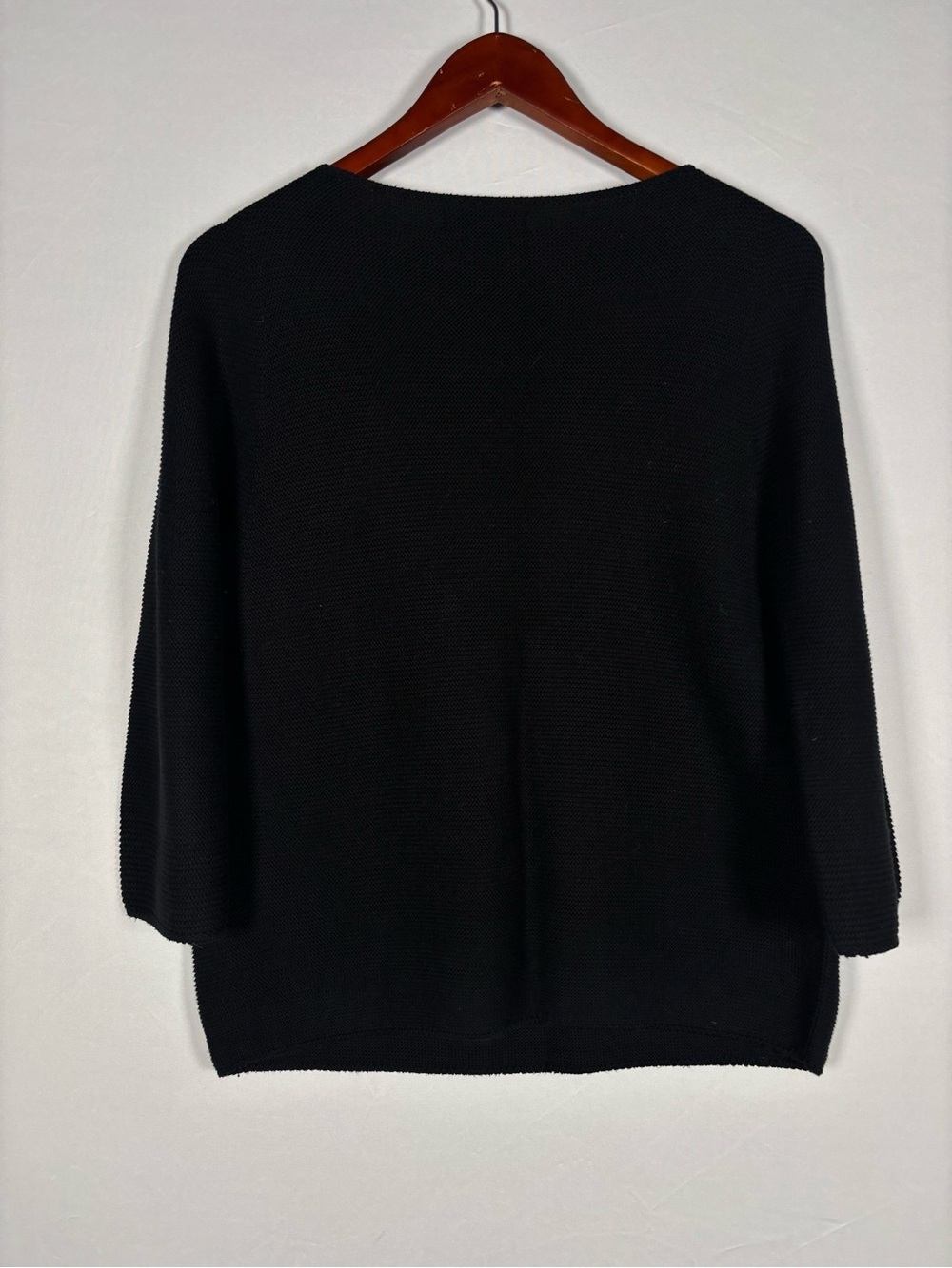 Uniqlo 3D knitted Classic Pullover Sweater Black Size Small - Picture 6 of 9